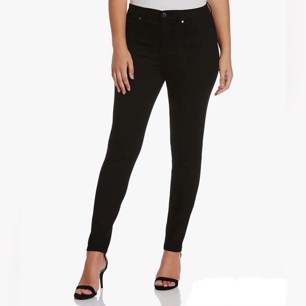 Rafaella Weekend Slimming Skinny Jeans 14 Black NWT